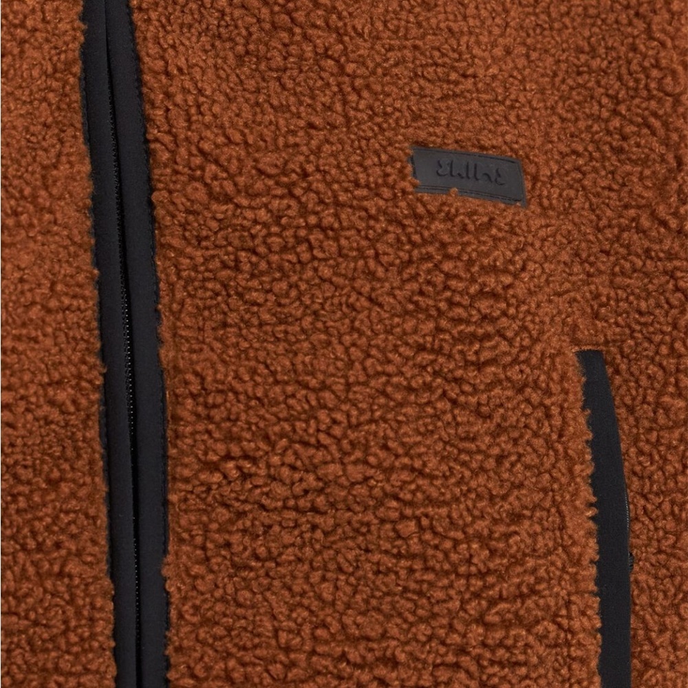SKIMS Teddy Funnel Neck Cropped Jacket - Picture 4 of 4